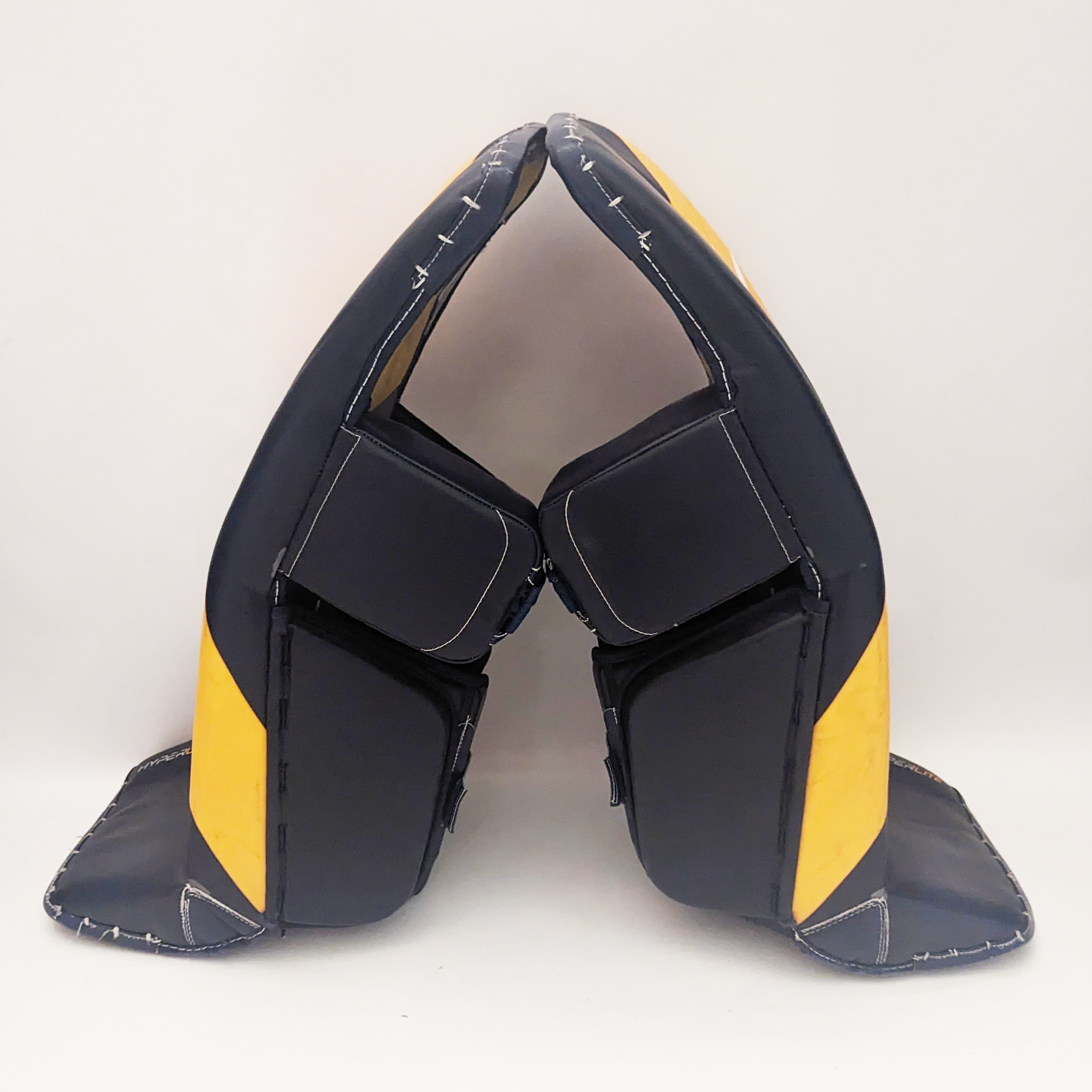 Bauer Vapor HyperLite - Pro Stock Gardien de but (bleu marine/jaune)
